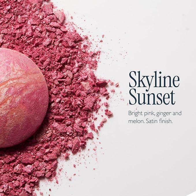 LAURA GELLER NEW YORK Limited-Edition Baked Blush-n-Brighten Marbleized Blush Boxed Set | New Skyline Sunset Pink Shade