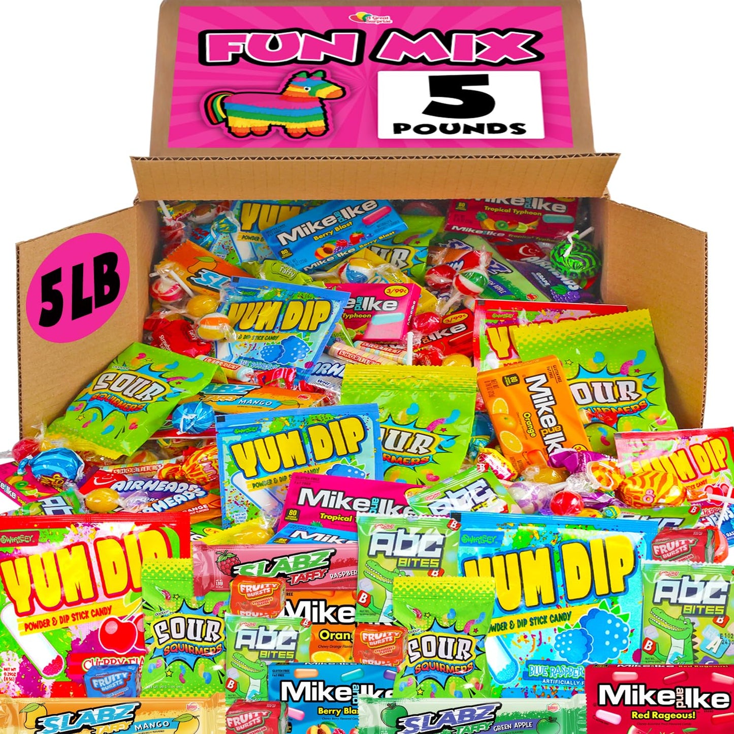 Candy Assortment Bulk - Parade Throws - Variety Pack Candies - Assorted Candy for Birthdays, Schools, Camps (5 Pounds)