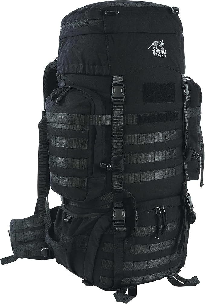 Tasmanian Tiger Raid Tactical Backpack MKIII - 52-Liter V2 Plus Carrying System with MOLLE System and Detachable Hip Stra...