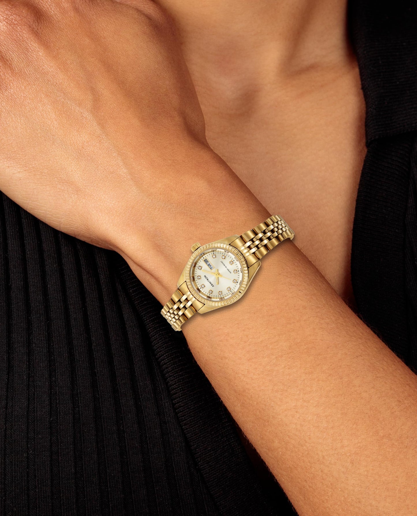 Armitron Women's Genuine Crystal Accented Bracelet Watch, 75-2475