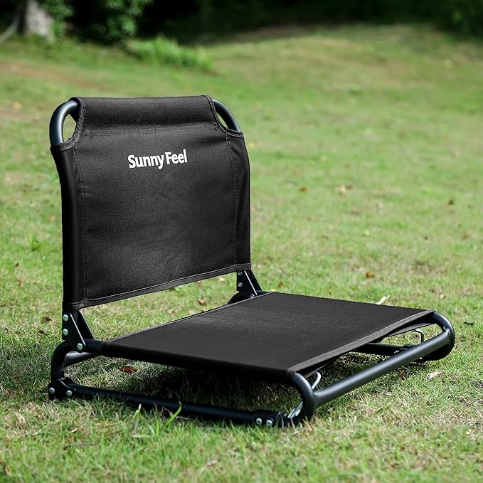 SUNNYFEEL Oversized Stadium Seat for Bleachers with Back Support Extra Wide, Bleacher Stadium Seats Chairs with Backs Portable Bleachers Seat with Hook for Sports Events Baseball Soccer Benches