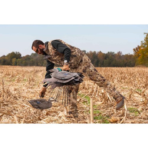 Higdon Outdoors Flats | Mallard Duck Standard Silhouette Decoys for Waterfowl Hunting | Realistic Lightweight Weather Resistant Drake & Hen Decoys with Easy Carry Stakes | Non-Flocked 12 Pack