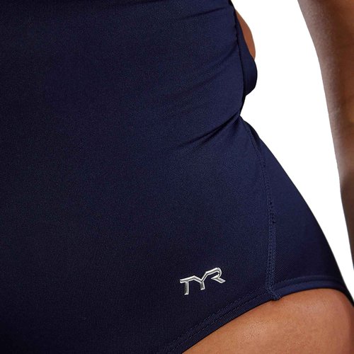 TYR Women's Durafast Elite Diamondfit Controlfit One Piece Swimsuit, Navy/Navy, 14