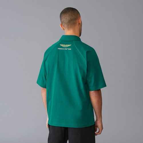 Aston Martin F1 Men's Logo Polo - Green - Size: Small