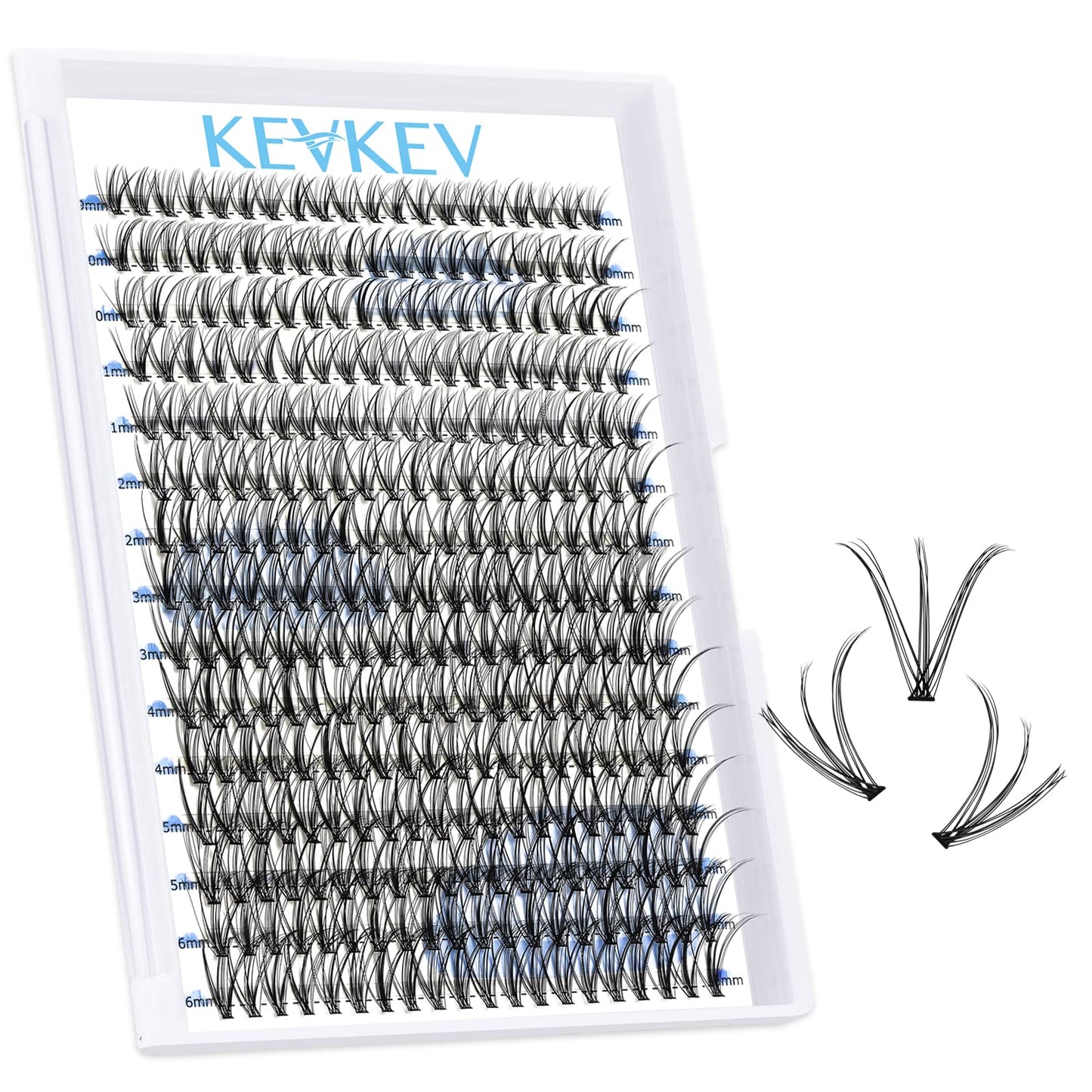 300 Pcs Individual Lashes Lash Clusters DIY Lash Extension Cluster Lashes that Look Like Eyelash Extensions Self Applicaton at H