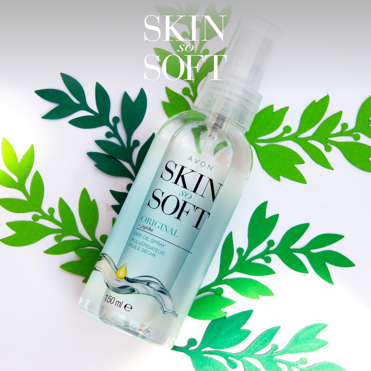 AVON Skin So Soft Original Dry Oil Spray 5 fl.oz (Two Pack)