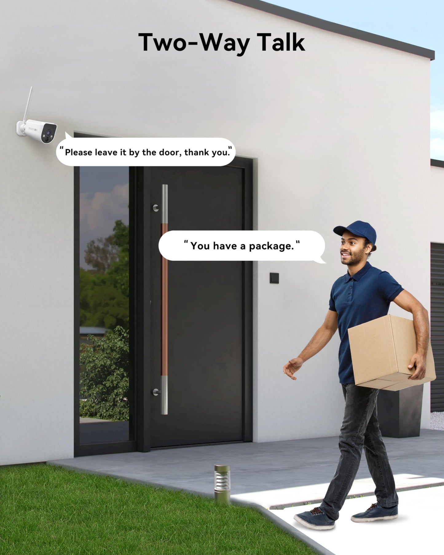 Swann MaxRanger4K Solar Wireless Security Camera System, 4K Ultra HD Outdoor Cameras, Long-Range Wi-Fi up to 2000ft, Color Night Vision, No Monthly Fees, 3-Cam Kit，MAXV2SD3