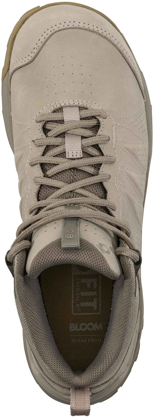 Oboz Women's Sypes Mid Leather B-Dry Waterproof Hiking Shoe, Snow Leopard, 8.5