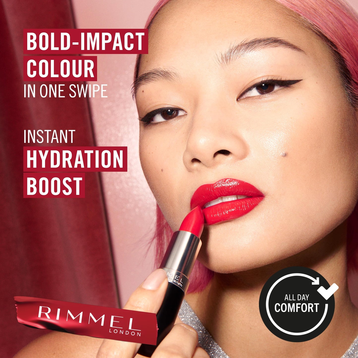 Rimmel London Lasting Finish by Kate Lipstick, 001