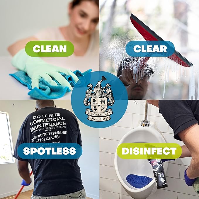 Multipurpose Cleaning Spray Kit, Powerful Natural All Purpose Cleaners Designed For Kitchen, Glass And All Surfaces, Ideal For Everyday Bathroom Cleaning Supplies And Household Use 48oz (3 Pack)
