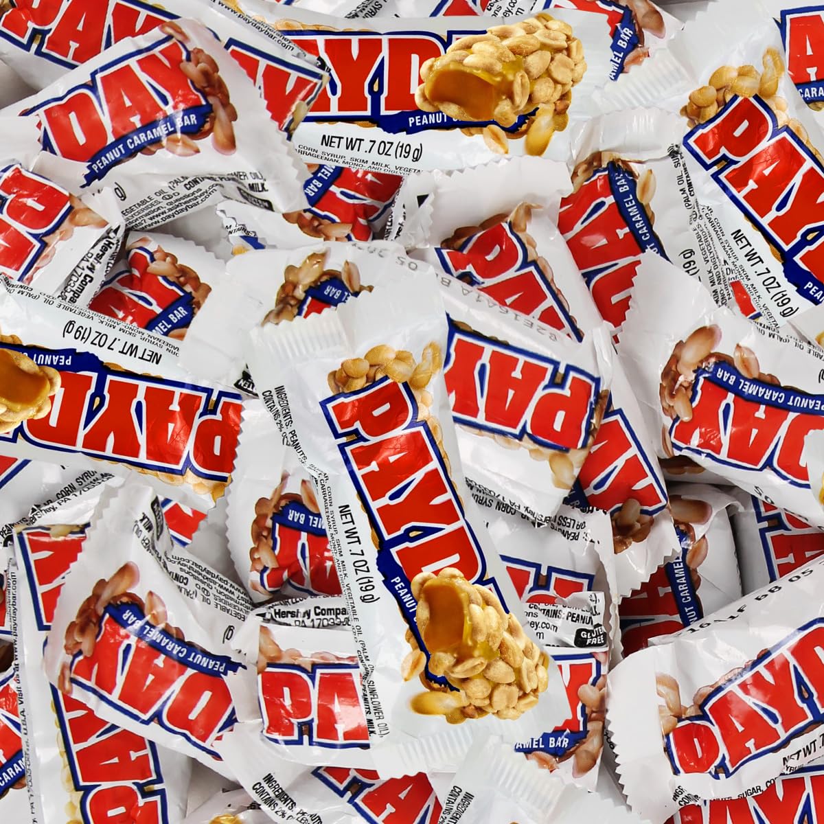 Peanut Caramel Candy Bars Snack Size 5Lb Bulk for Home Snacking, Movie, or Office Break Hours - Delicious Individually Wrapped Peanut Caramel Candy Bars - Fun Size for Kids and Adults