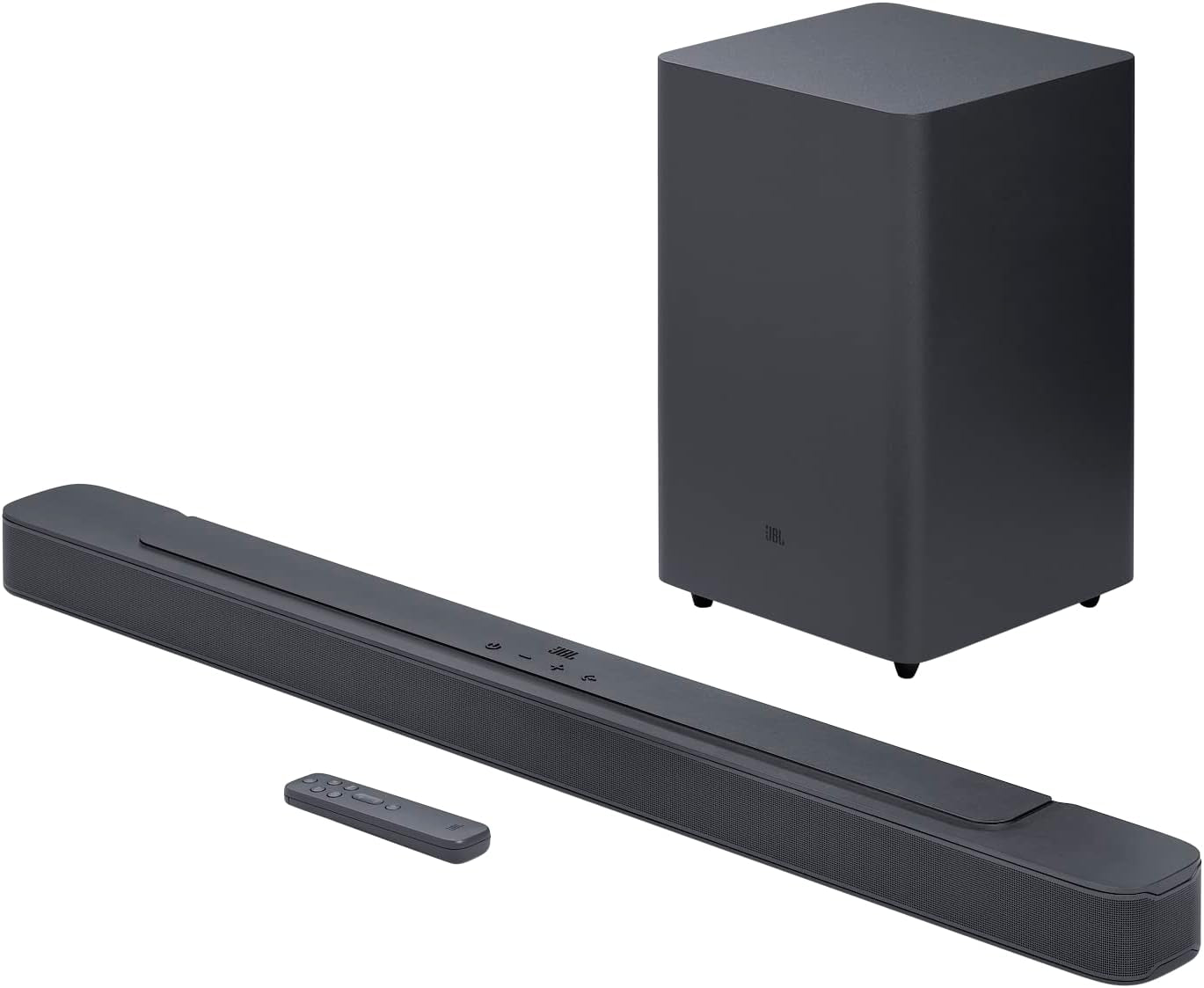 Bar 2.1 Deep Bass (MK2) - 2.1 Channel Soundbar with Wireless Subwoofer (6.5’’), 300W Max Output, Bluetooth Enable (Black)
