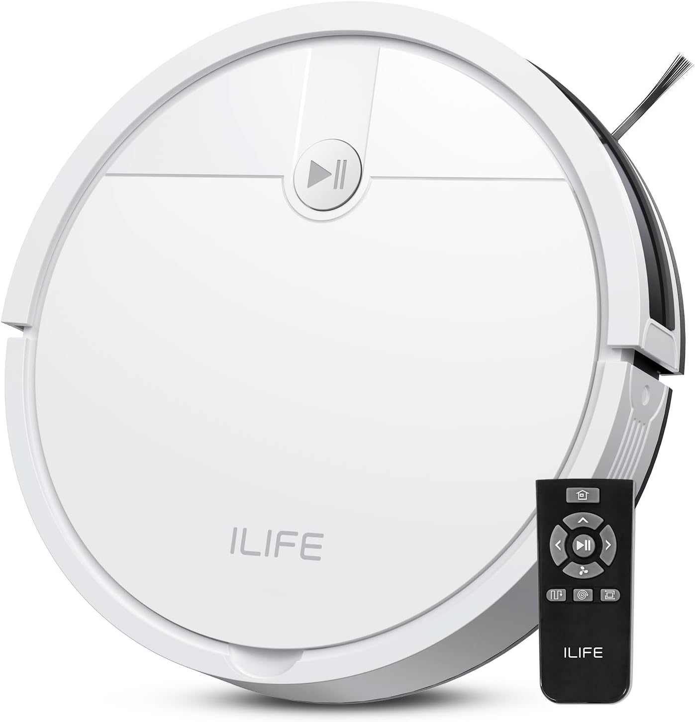 V2 Robot Vacuum Cleaner, Tangle-Free Suction, 120 Mins Runtime, Slim, Self-Charging Robotic Vacuum Cleaner, Ideal for Pet Hair and Hard Floors