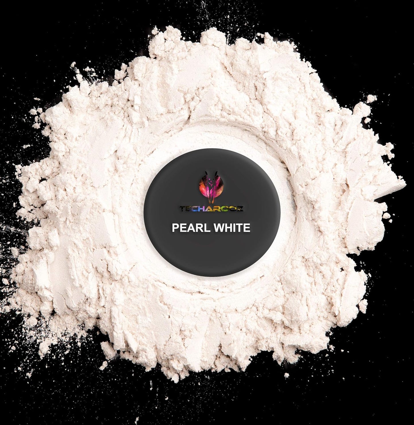 Pearl White MICA Powder for EPOXY Resin 56G / 2OZ. JAR - TECHAROOZ 2 Tone Resin DYE Color Pigment Powder for Lip Gloss, Nails, Colorant for Slime Bath Bombs SOAP Making & Polymer Clay