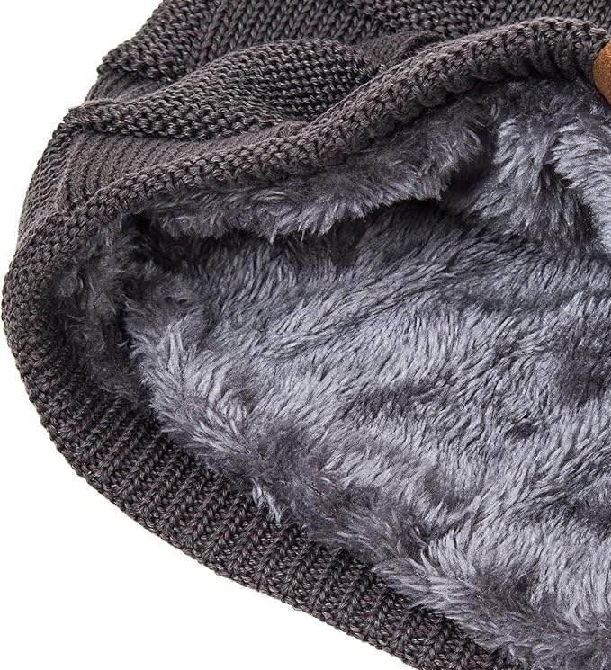 REDESS Beanie Hat for Men and Women Winter Warm Hats Knit Slouchy Thick Skull Cap