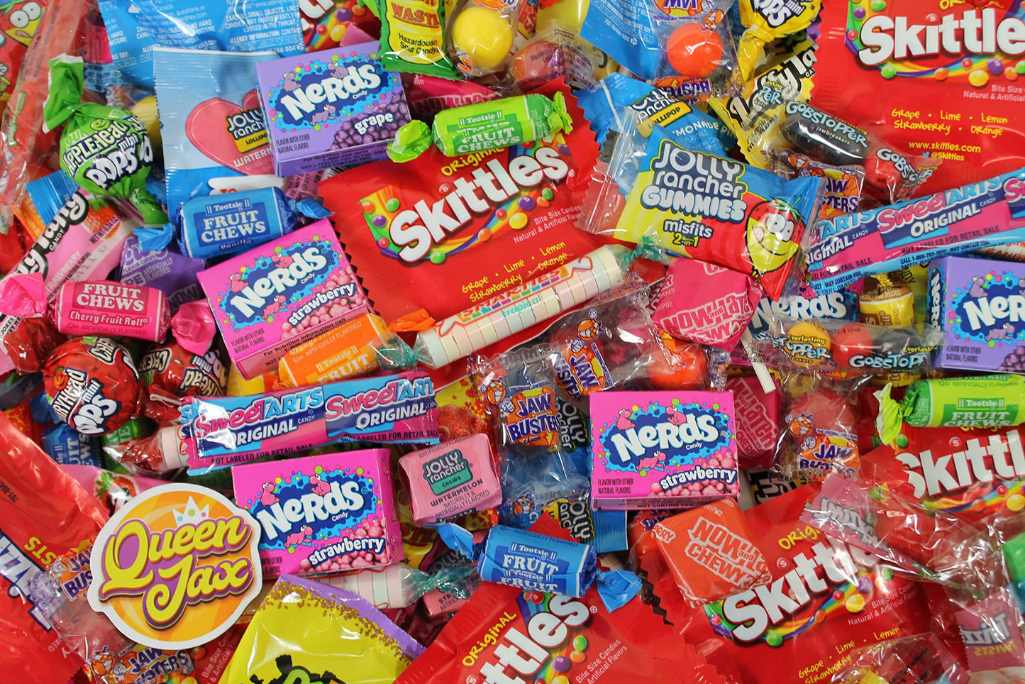 Ultimate Assorted Candy Party Mix - 2 LB Bag - Mega Variety Bulk Assortment - Individually Wrapped Candy - –Queen Jax - - Variety Pack