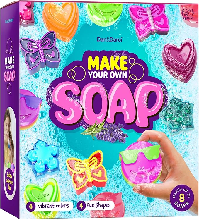 Dan&Darci Soap Making Kit for Kids - Crafts Science Toys - Birthday Gifts for Girls and Boys Age 6-12 Years Girl DIY Kits...