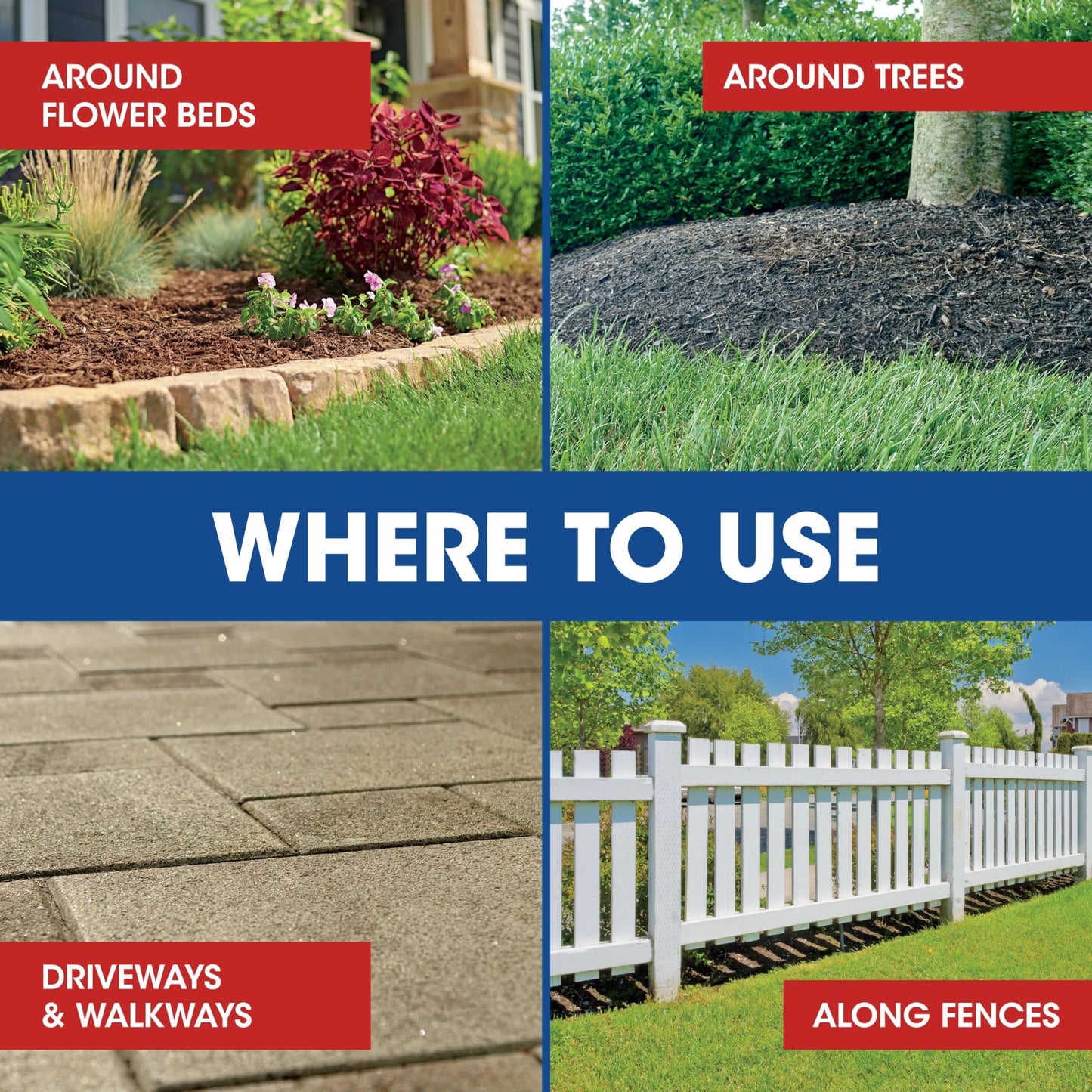 Roundup Weed & Grass Killer₄ with Sure Shot Wand, Use in and Around Flower Beds, Trees, and Driveways, 1 gal.