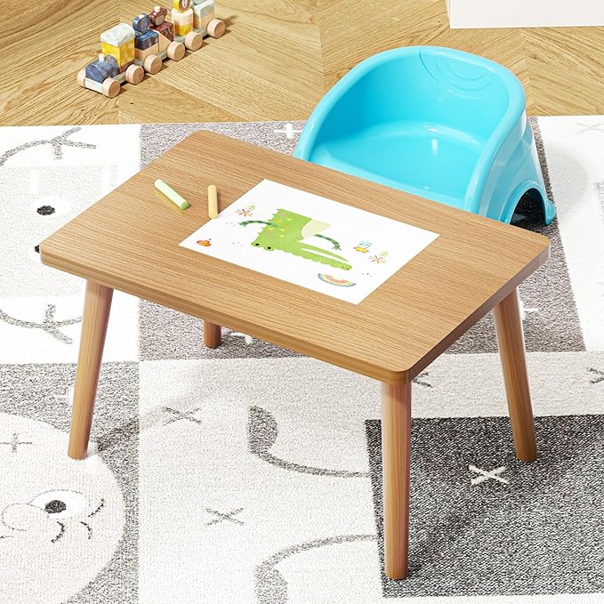 Small Coffee Table for Small Space, Low Table, Floor Table Desk for Sitting on The Floor, Japanese Coffee Table for Living Room, Tatami Tea Tables with Solid Wood Legs, Home Office, Farmhouse, Brown