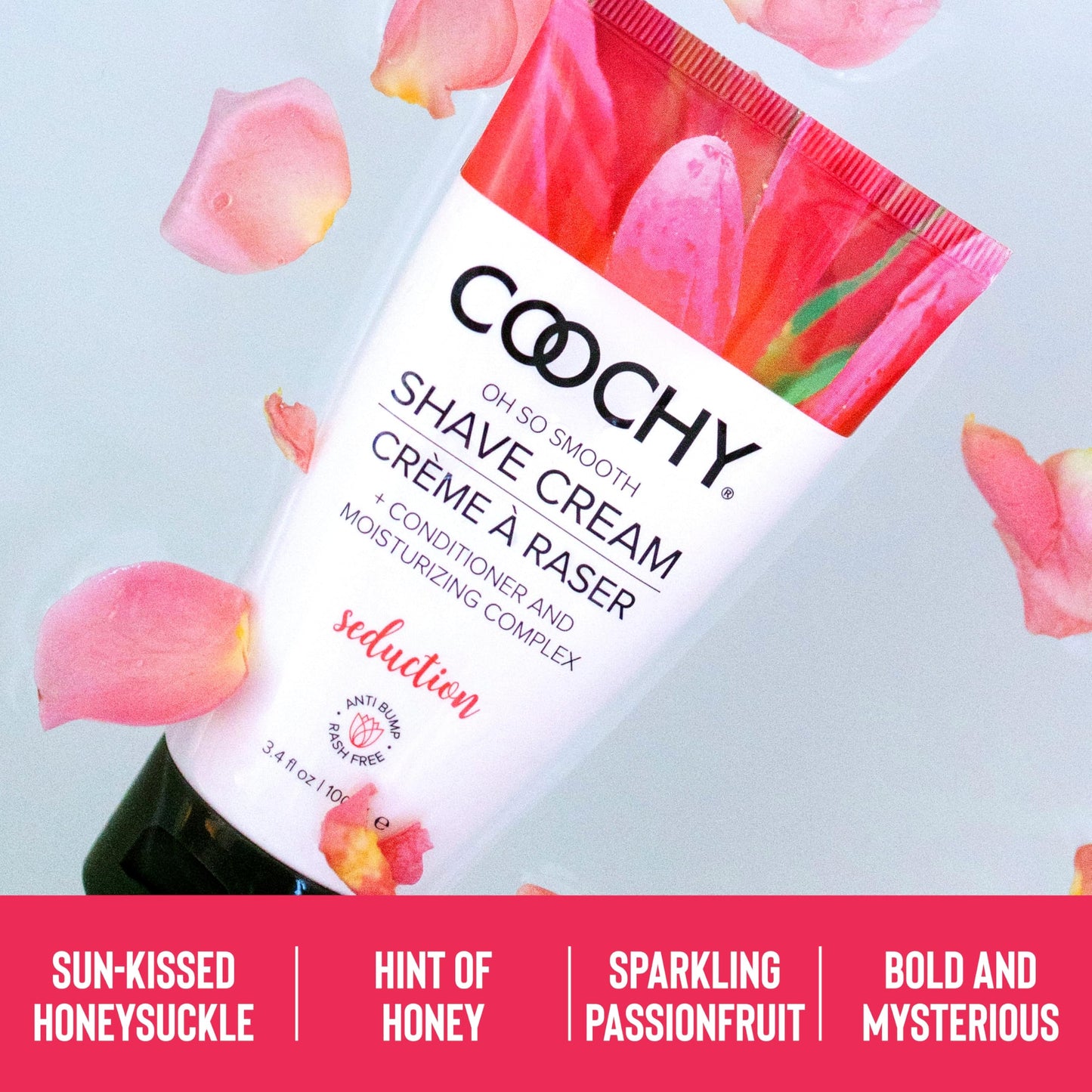 Coochy Intimate Shaving Cream | Shave Conditioner & Moisturizer for Face & Body | Ideal for Sensitive Skin Care, Anti-Bump | Sed