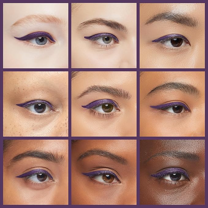 EPILYNX Waterproof Eyeliner - Smudge-Proof Liquid Eyeliner Pen with Precision Tip for Smooth, Long-Lasting Application - Vegan, Hypoallergenic & Gluten-Free Eye Liner - 2mL Purple