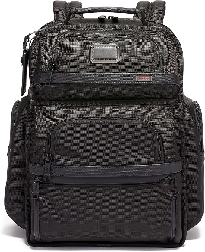 TUMI - Alpha Brief Pack - Men's Laptop Backpack with Padded Adjustable Straps - Fit up to 15" Screen - 17.0" X 12.0" X 8....