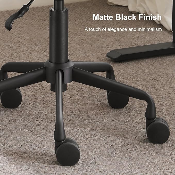 Ergonomic Saddle Seat Adjustable Pneumatic Hydraulic Drafting Swivel Rolling Stool Chair for Medical Hygienic SPA Massage Salon Home and Office - Hilo 508 (Black, with Backrest)