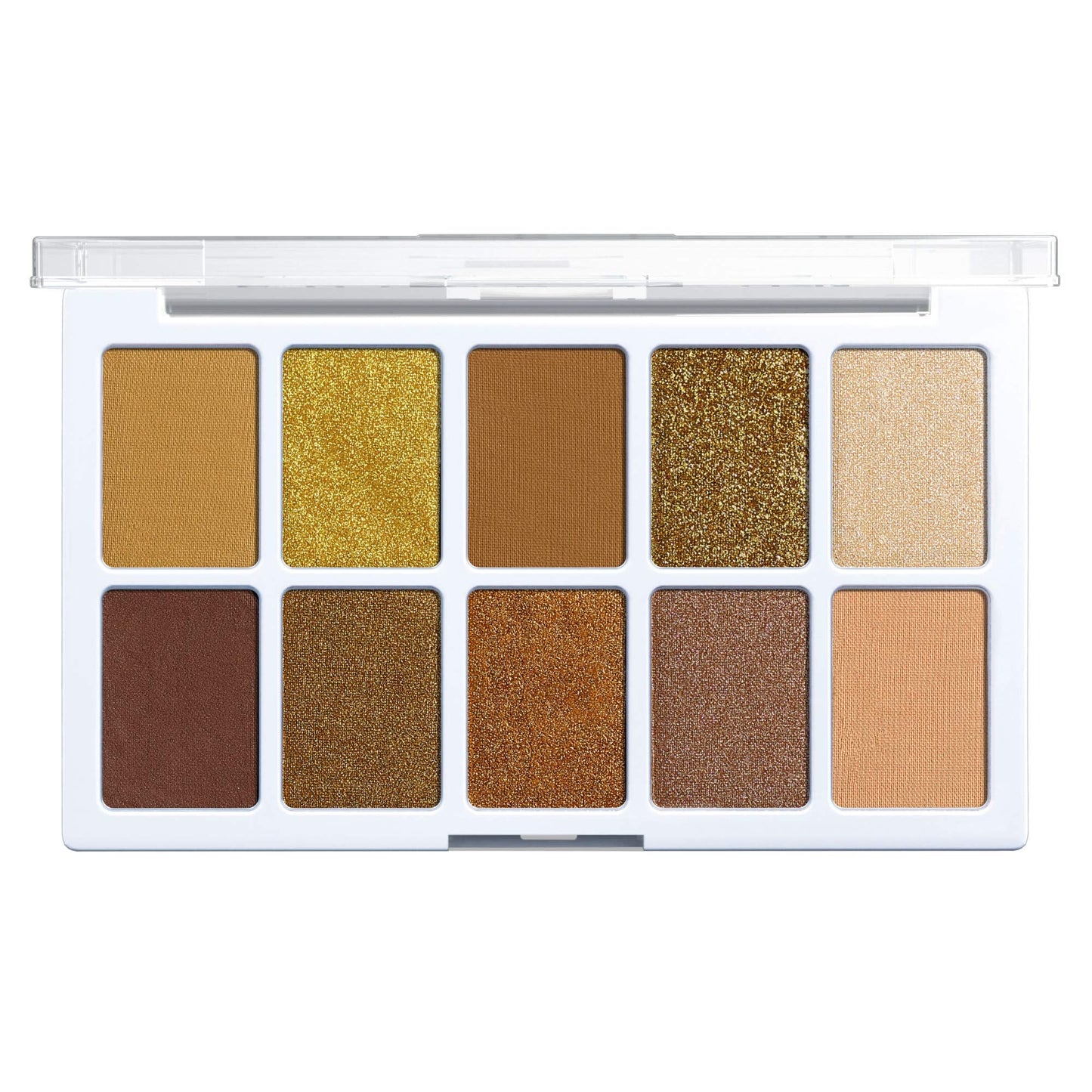wet n wild Color Icon 10-Pan Eyeshadow Makeup Palette, Yellow Call Me Sunshine, Long Lasting, Shimmer, Metallic, Glittery, Matte