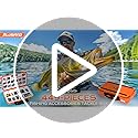 PLUSINNO 449pcs Fishing Gear Accessories Kit, Fishing Tackle Box with Tackle Included, Fishing Hooks, Fishing Weights Sink...