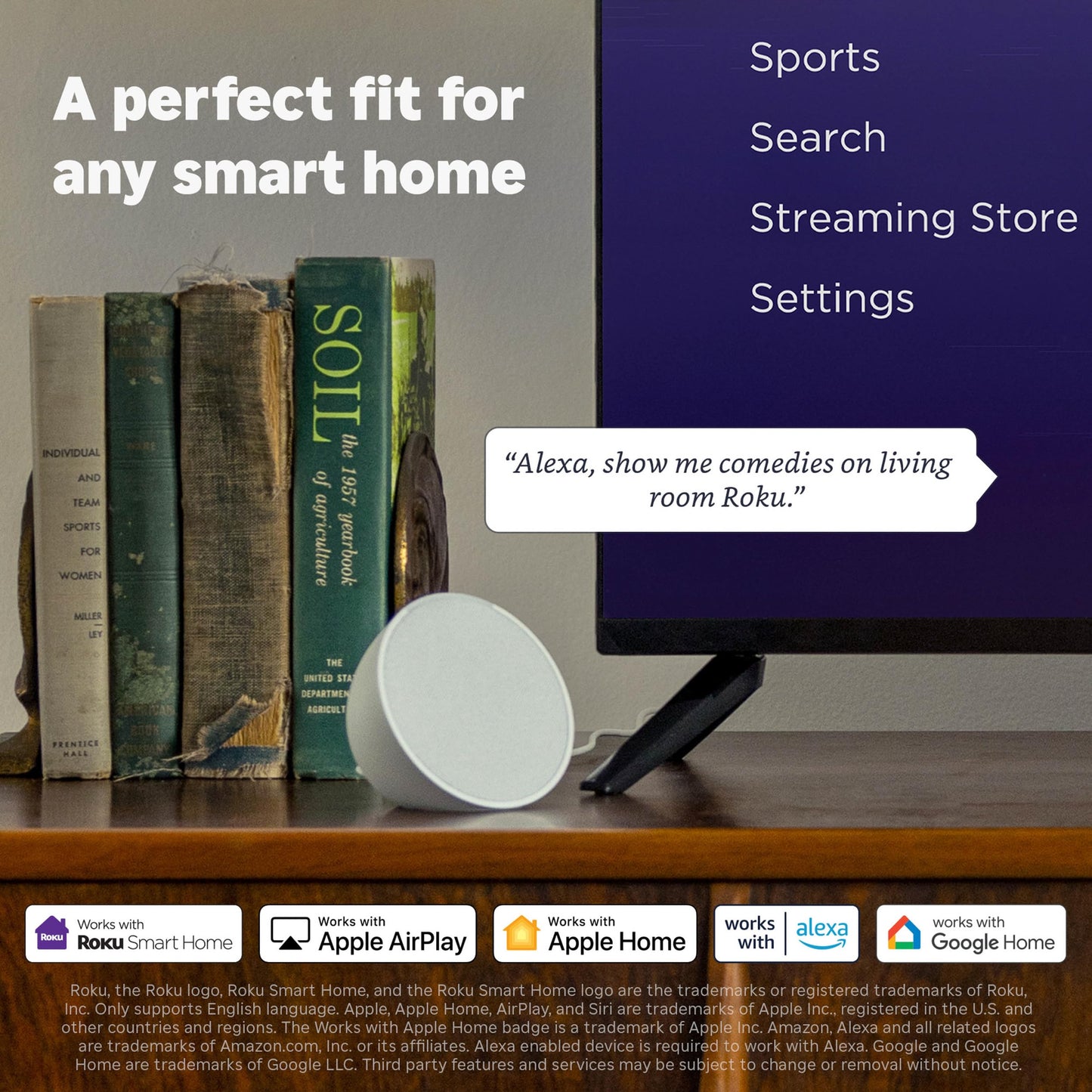 Roku Smart TV 2026 – 75-Inch Select Series, 4K QLED TV – Roku TV with Voice Remote – Flat Screen QLED Television with Wi-Fi for Streaming Live Local News, Sports, & Movies – Bluetooth Headphone Mode