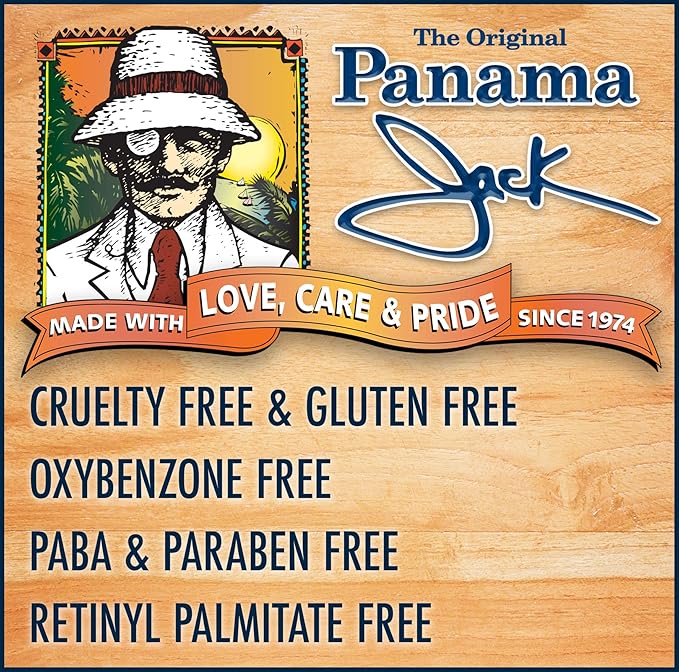 Panama Jack Sunscreen Lip Balm - SPF 45, Broad Spectrum UVA-UVB Sunscreen Protection, Prevents & Soothes Dry, Chapped Lips, Tropical, 2-pack