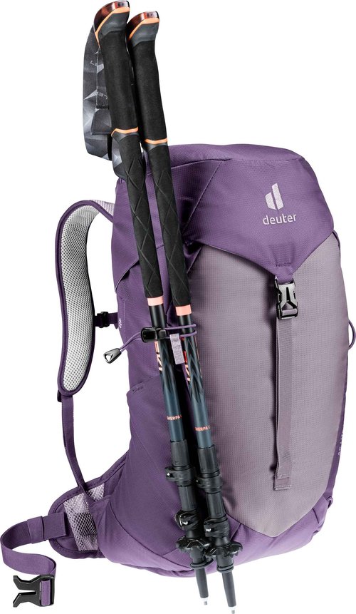 Deuter AC Lite 14L SL Hiking & Daypack Backpack with Narrow Fit, Steel Frame & Superior Breathability - Lavender-Purple