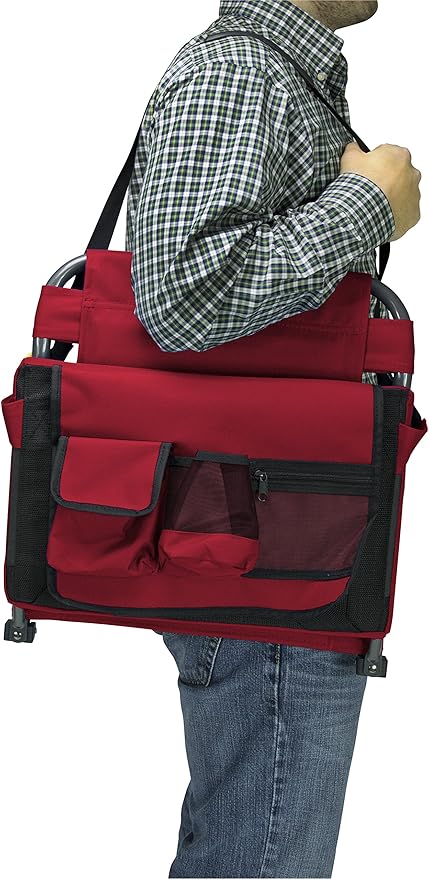 GCI Outdoor BleacherBack Lumbar Stadium Chair With Padded Backrest