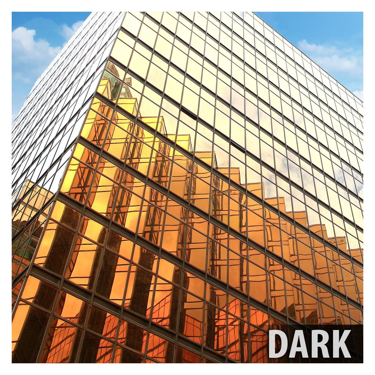 BDF PRGD Window Film Premium Color High Heat Control and Daytime Privacy Gold Outside, Silver Inside - 36in X 14ft