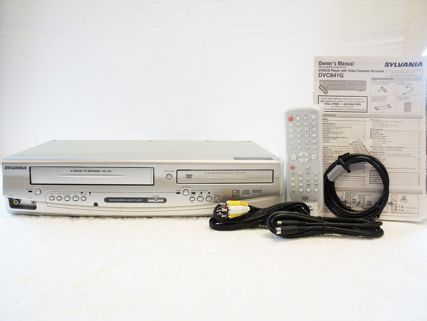 Sylvania Dvc841G Progressive Scan Dvd/Vcr Combo [Electronics]