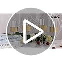 Ciaell 12 Pack Clear Plastic Wine Glasses - 10 Oz Disposable Wine Glasses with Stem for Parties & Weddings & Poolside & Ou...