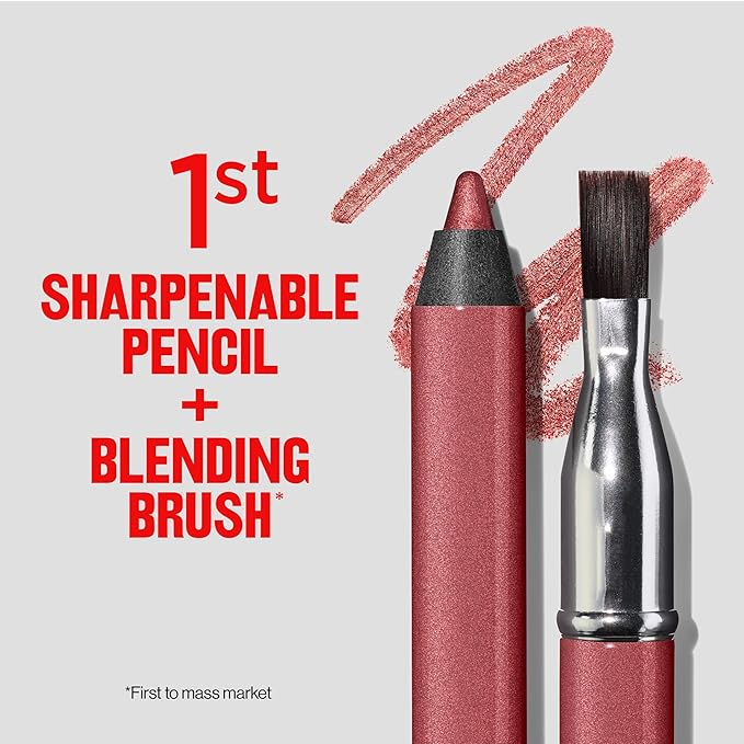 REVLON ColorStay Multiplayer Liquid-Glide Eye Pencil, Multi-Use Makeup With Blending Brush, Blends Then Sets, Creamy Texture, Waterproof, Smudge-proof, Longwearing, 404 Under the Radar, 0.03 Oz