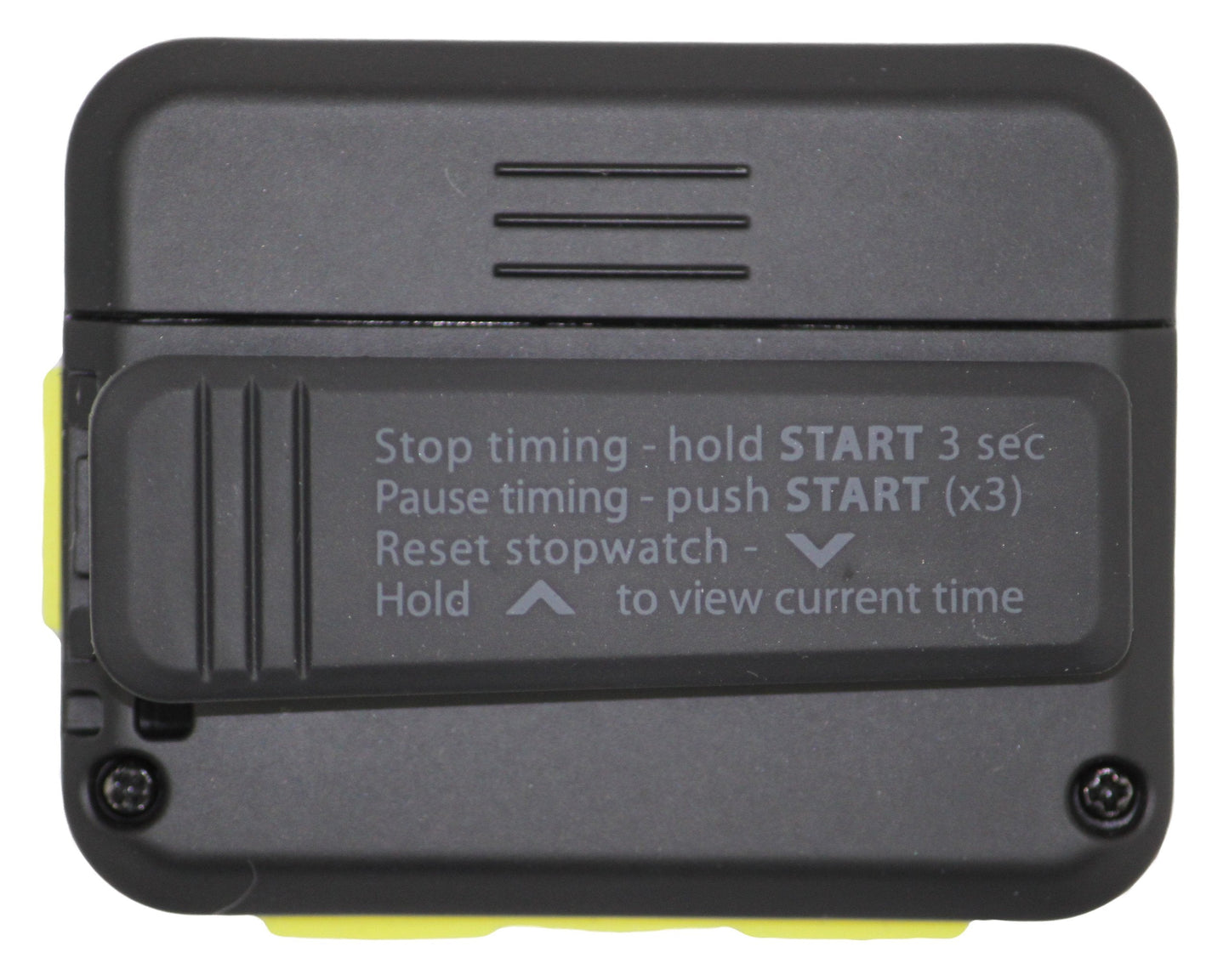 Gymboss Minimax Interval Timer And Stopwatch - Black/Yellow Softcoat
