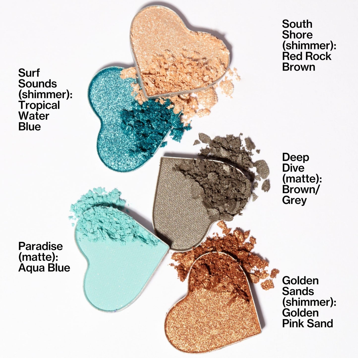 Pacifica Eyeshadow Palette – Waikiki, 10 Blendable Shades, Talc-Free, Vegan, 0.24 oz