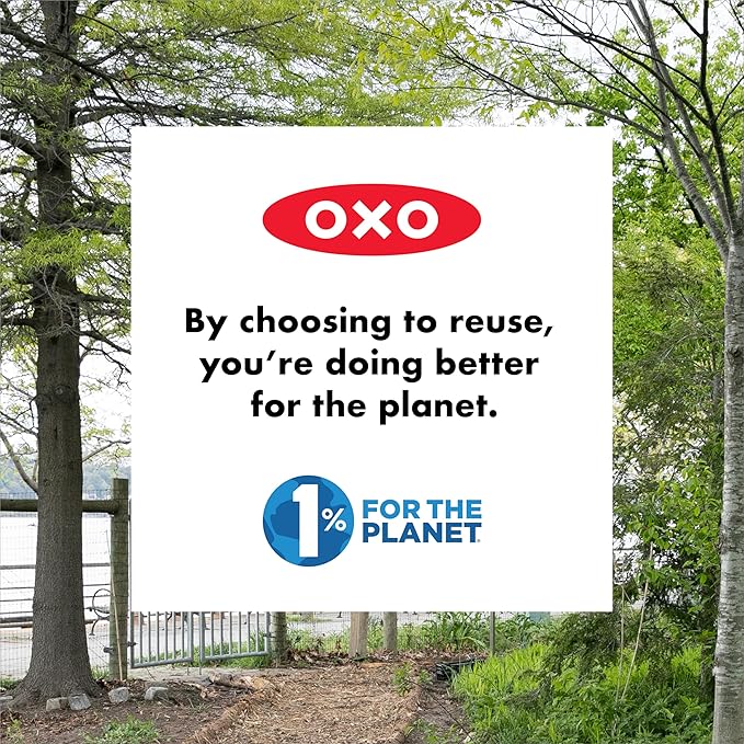 OXO Good Grips Silicone Reusable Bag – Stand-Up Snack (12 oz) – Watermelon