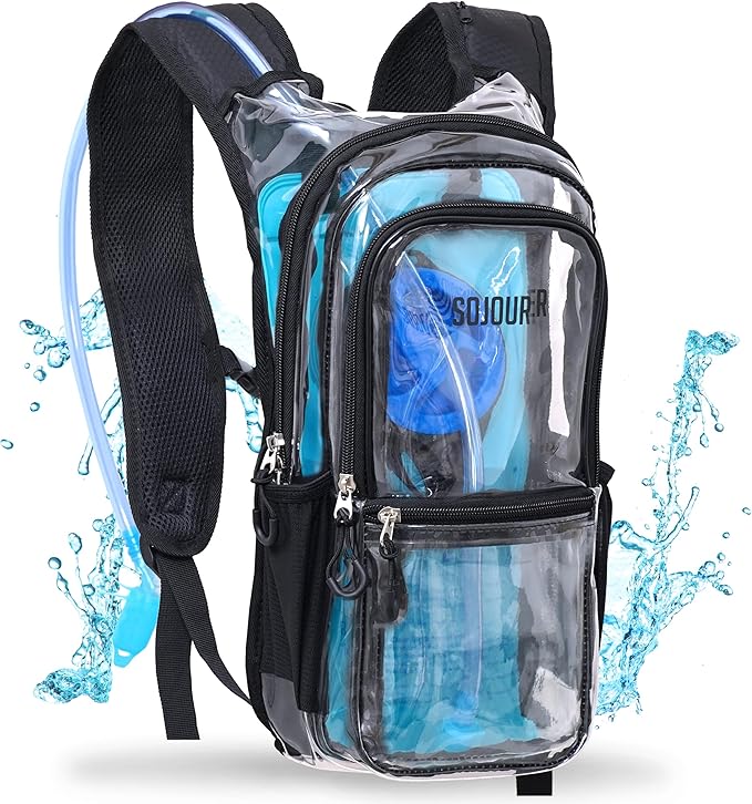 Sojourner Hydration Pack, Hydration Backpack - Water Backpack with 2l Hydration Bladder, Festival Essential - Rave Hydrati...