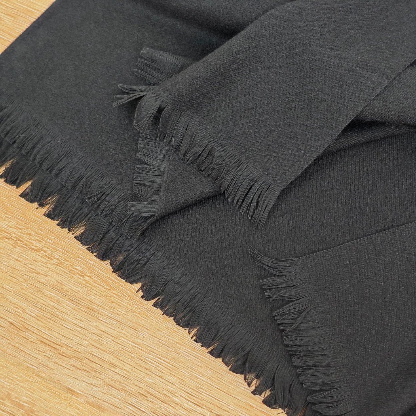Large Fashion Scarf Pashmina Shawls & Wraps for Women Extra Soft Cashmere Feel Throw Womens Cold Winter Scarfs for Wedding Dress Christmas Gift in Solid Black