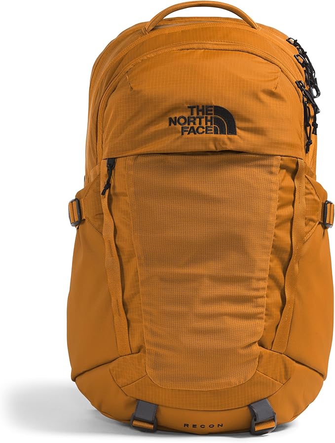 The North Face Recon Everyday Laptop Backpack - Daypack, Water Repellent, 16" Laptop Sleeve, 2 Water Bottle Pockets, Timbe...