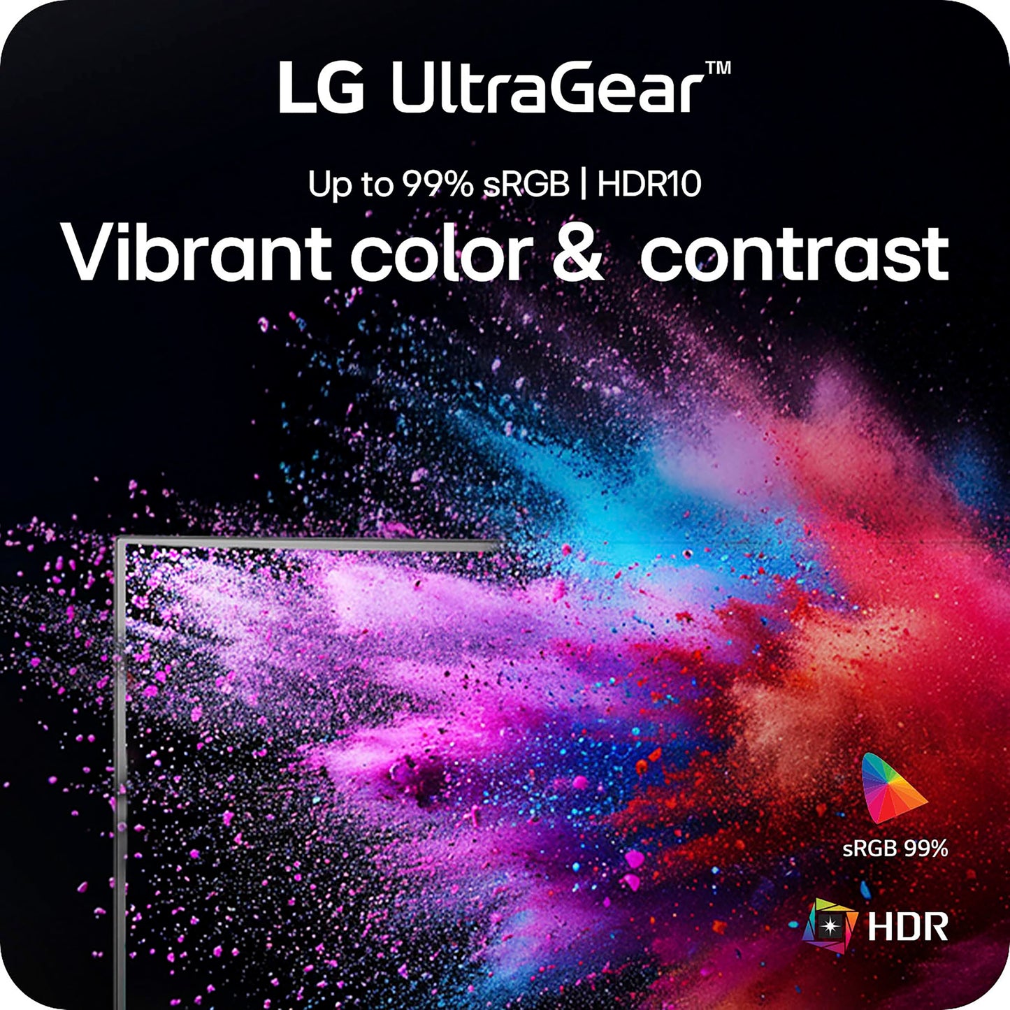 LG 32G600A-B 32-inch Ultragear QHD (2560 x 1440) Curved Gaming Monitor, 180Hz, 1ms, AMD FreeSync, HDMI, DisplayPort, Tilt/Height/Swivel Adjustable Stand, Black