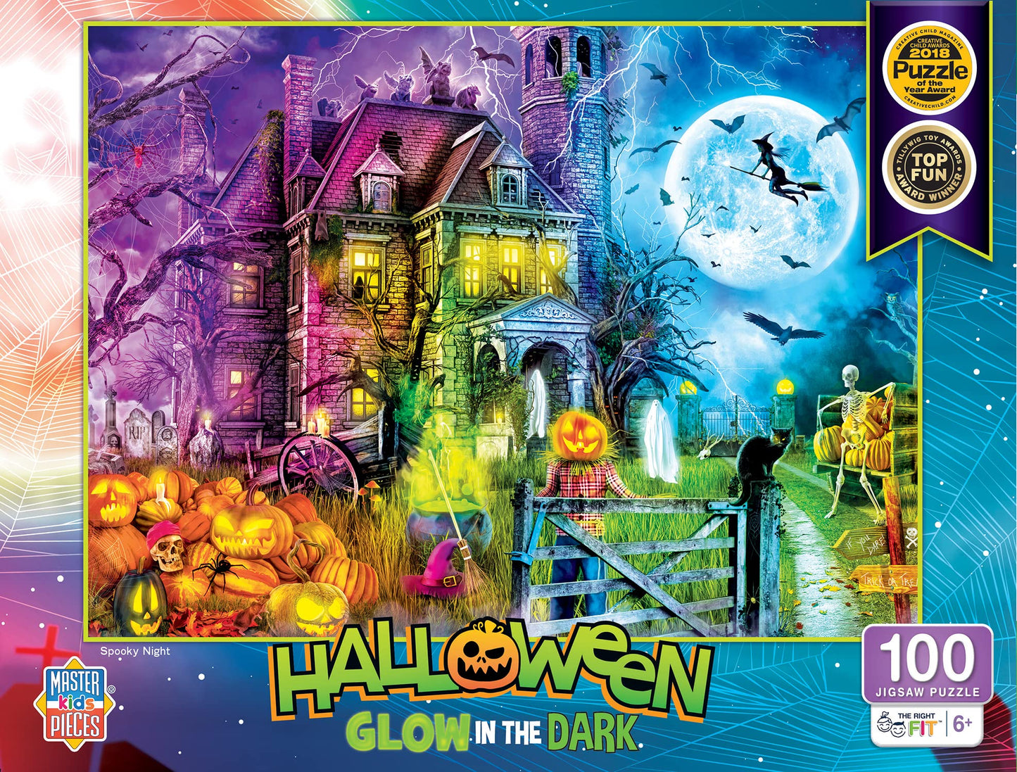 Halloween - Glow in The Dark - Spooky Night 100pc Puzzle