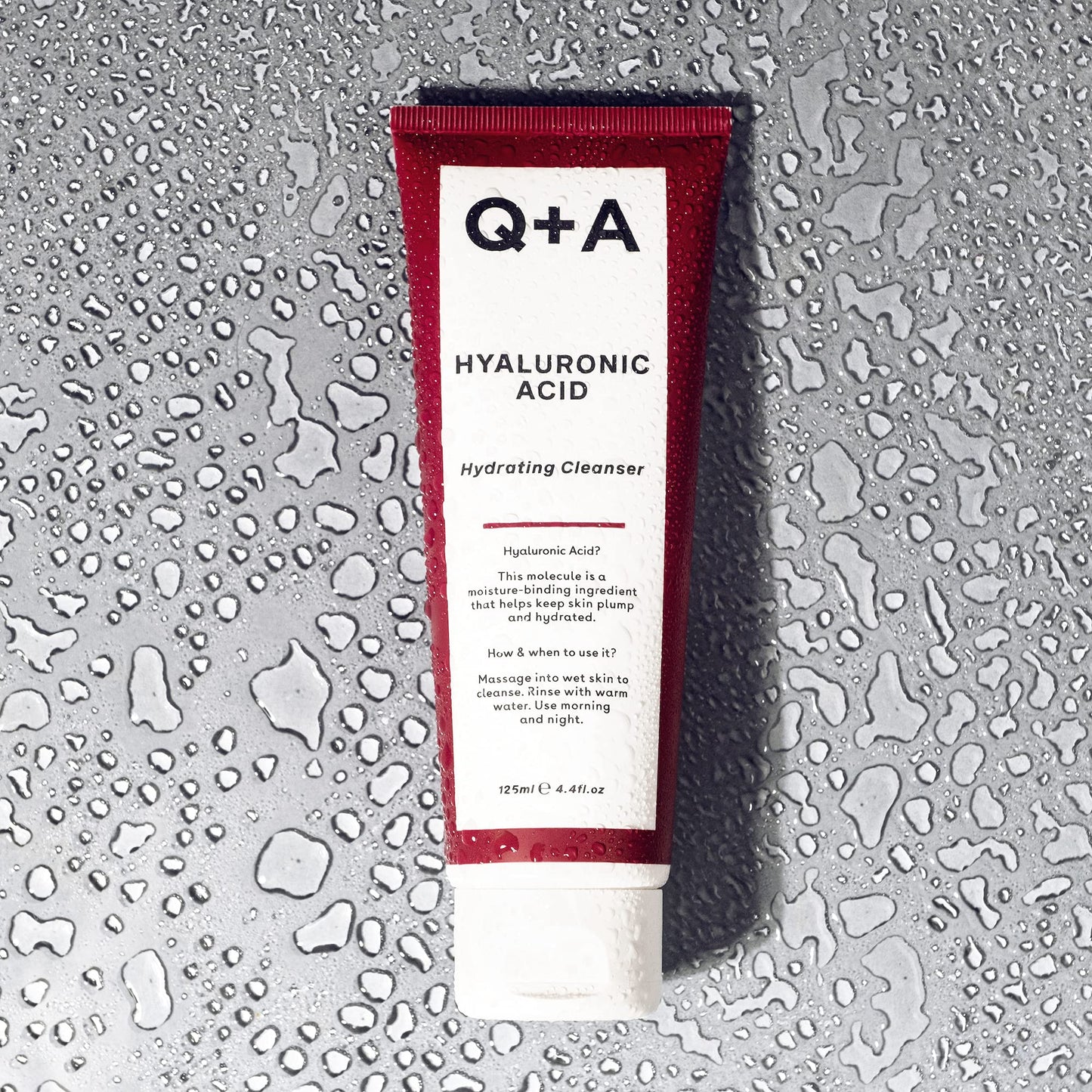 Q+A Hyaluronic Acid Hydrating Cleanser, uses Gentle and Smoothing Cleansing Agents which only Boost your Skins Moisturisation (4