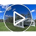 DELTA Canopies Budget PE Waterproof Wedding Party Tent Canopy Shelter (20'x20' PE Budget-B)