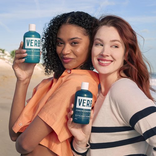 VERB Hydrate Shampoo & Conditioner Duo, 12 oz + VERB Hair and Body Mist - Fragrance Amber & Jasmine, 5 oz - Amber + Warm Jasmine Scent