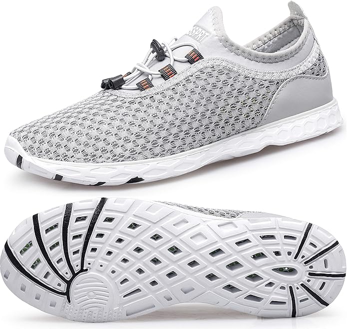 DOUSSPRT Men's Water Shoes Quick Drying Sports Aqua Shoes