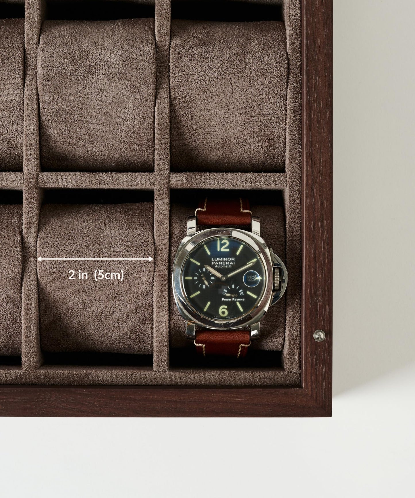 TAWBURY Wooden Watch Box Organizer for Men – 6 Slot Watch Box for Men | Luxury Watch Case for Men | Wood Watch Box Unisex | Wood Glass Watch Box Case Organizer | Wooden Watch Boxes for Men 6 Slot